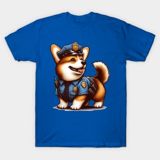 Corgi Police T-Shirt